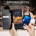 Custodia a portafoglio in pelle di vitello con blocco RFID Xiaomi 17 Caseme 033 - Nera