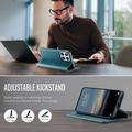 Custodia a portafoglio in pelle di vitello con blocco RFID Xiaomi 17 Caseme 033 - Verde