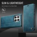 Custodia a portafoglio in pelle di vitello con blocco RFID Xiaomi 17 Caseme 033 - Verde