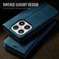 Custodia a portafoglio in pelle di vitello con blocco RFID Xiaomi 17 Caseme 033 - Verde