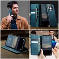 Custodia a portafoglio in pelle di vitello con blocco RFID Xiaomi 17 Caseme 033 - Verde