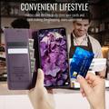Custodia a portafoglio in pelle di vitello con blocco RFID Xiaomi 17 Caseme 033 - Viola