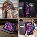 Custodia a portafoglio in pelle di vitello con blocco RFID Xiaomi 17 Caseme 033 - Viola