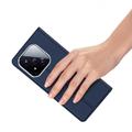 Custodia Flip Dux Ducis Skin Pro per Xiaomi 17 Max - Blu