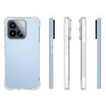 Custodia in silicone antiurto per Xiaomi 17 Max - Trasparente