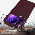 Custodia in silicone liquido per Xiaomi 17 Pro - compatibile con MagSafe - Vino Rosso