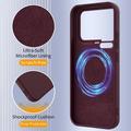 Custodia in silicone liquido per Xiaomi 17 Pro - compatibile con MagSafe - Vino Rosso