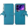 Xiaomi 17 Pro Max Custodia in pelle con RFID - Blu