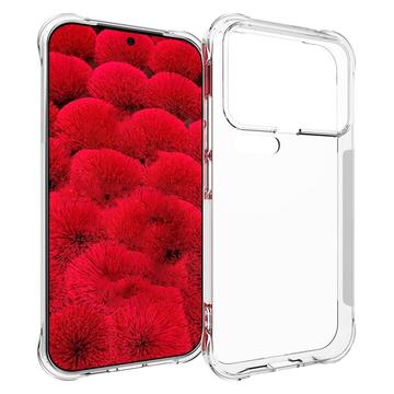 Custodia in silicone antiurto per Xiaomi 17 Pro Max - Trasparente
