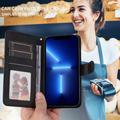 Xiaomi 17 Pro Max Custodia a portafoglio con supporto - Nera