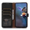 Custodia in pelle a portafoglio Xiaomi 17 Pro con RFID - Nero