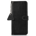 Custodia in pelle a portafoglio Xiaomi 17 Pro con RFID - Nero