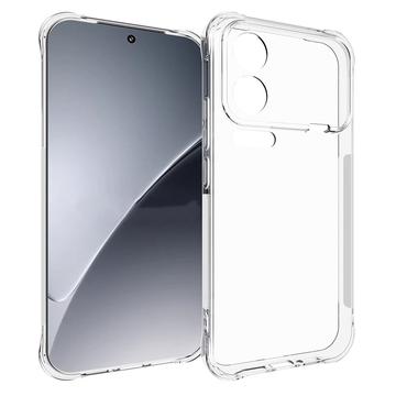 Custodia in silicone antiurto per Xiaomi 17 Pro - Trasparente