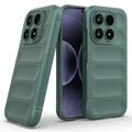 Cover in TPU Rugged per Xiaomi 17 - Verde