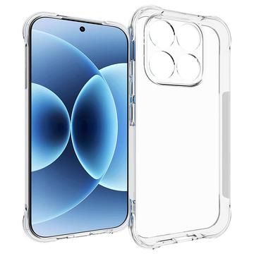Custodia in silicone antiurto per Xiaomi 17 - Trasparente
