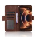 Custodia a portafoglio per Xiaomi 17 Ultra - Marrone