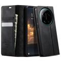 Custodia a portafoglio in pelle di vitello con blocco RFID Xiaomi 17 Ultra Caseme 033