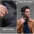 Custodia a portafoglio in pelle di vitello con blocco RFID Xiaomi 17 Ultra Caseme 033