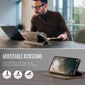 Custodia a portafoglio in pelle di vitello con blocco RFID Xiaomi 17 Ultra Caseme 033 - Caffè