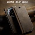 Custodia a portafoglio in pelle di vitello con blocco RFID Xiaomi 17 Ultra Caseme 033 - Caffè