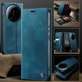 Custodia a portafoglio in pelle di vitello con blocco RFID Xiaomi 17 Ultra Caseme 033 - Verde