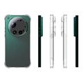 Custodia in silicone antiurto per Xiaomi 17 Ultra - Trasparente