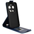 Xiaomi 17 Ultra Custodia verticale con supporto - Blu scuro