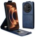 Xiaomi 17 Ultra Custodia verticale con supporto - Blu scuro