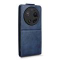 Xiaomi 17 Ultra Custodia verticale con supporto - Blu scuro