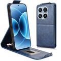 Xiaomi 17 Custodia verticale con supporto - Blu scuro