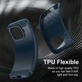 Custodia in TPU spazzolato per Xiaomi 17T - Fibra di Carbonio - Blu