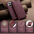 Custodia a Portafoglio Caseme 013 Serie per Xiaomi 17T - Rossa