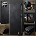 Custodia a portafoglio in pelle di vitello con blocco RFID Xiaomi 17T Caseme 033 - Nera