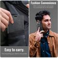Custodia a portafoglio in pelle di vitello con blocco RFID Xiaomi 17T Caseme 033 - Nera