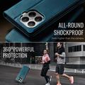 Custodia a portafoglio in pelle di vitello con blocco RFID Xiaomi 17T Caseme 033 - Verde