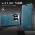 Custodia a portafoglio in pelle di vitello con blocco RFID Xiaomi 17T Caseme 033 - Verde