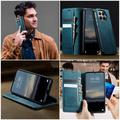 Custodia a portafoglio in pelle di vitello con blocco RFID Xiaomi 17T Caseme 033 - Verde