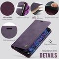 Custodia a portafoglio in pelle di vitello con blocco RFID Xiaomi 17T Caseme 033 - Viola