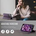Custodia a portafoglio in pelle di vitello con blocco RFID Xiaomi 17T Caseme 033 - Viola