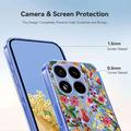 Custodia in TPU con motivo floreale per Xiaomi 17T - Gigli