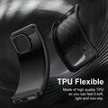 Custodia in TPU spazzolato per Xiaomi 17T Pro - Fibra di Carbonio - Nera