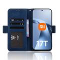 Custodia a portafoglio per Xiaomi 17T Pro - Blu