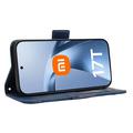 Custodia a portafoglio per Xiaomi 17T Pro - Blu