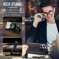 Custodia a Portafoglio Caseme 013 Serie per Xiaomi 17T Pro - Nera