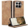 Custodia a Portafoglio Caseme 013 Serie per Xiaomi 17T Pro - Marrone