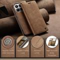 Custodia a Portafoglio Caseme 013 Serie per Xiaomi 17T Pro - Marrone