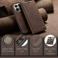 Custodia a Portafoglio Caseme 013 Serie per Xiaomi 17T Pro - Color caffé