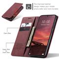Custodia a Portafoglio Caseme 013 Serie per Xiaomi 17T Pro - Rossa