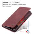 Custodia a Portafoglio Caseme 013 Serie per Xiaomi 17T Pro - Rossa