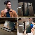 Custodia a portafoglio in pelle di vitello con blocco RFID Xiaomi 17T Pro Caseme 033 - Caffè
